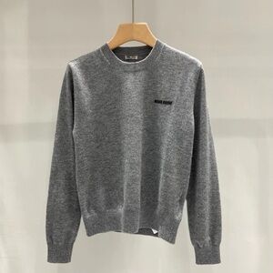Stylish Gray Crewneck Sweater